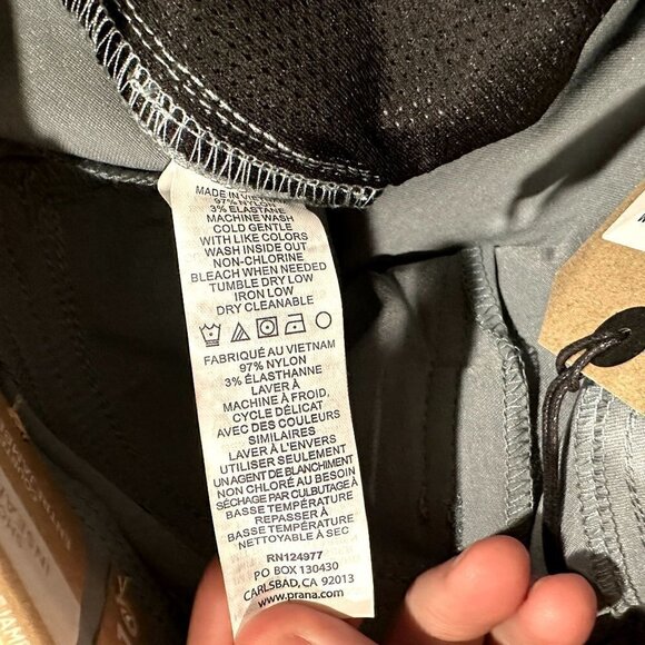 NWT Prana Halle Straight Pant - Short Inseam in Smoky Blue - Size 16 - Picture 7 of 11